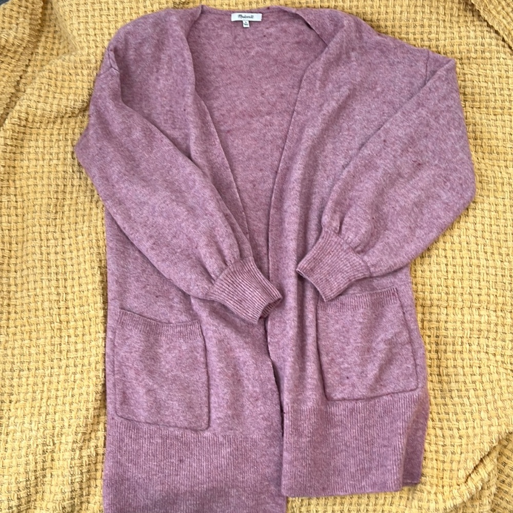 Madewell softest yarn long cardigan sweater